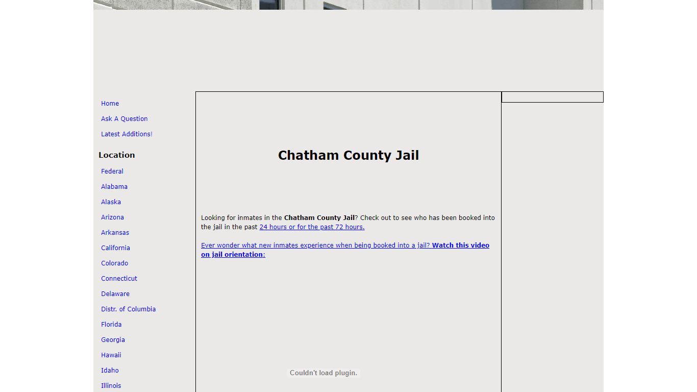 Chatham County Jail - The Free Inmate Locator